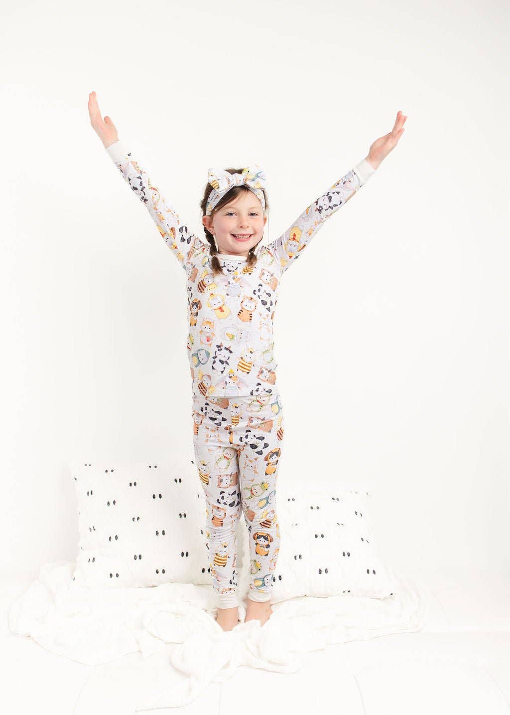 Jammie Session Bamboo PJs - Meowster of Disguise