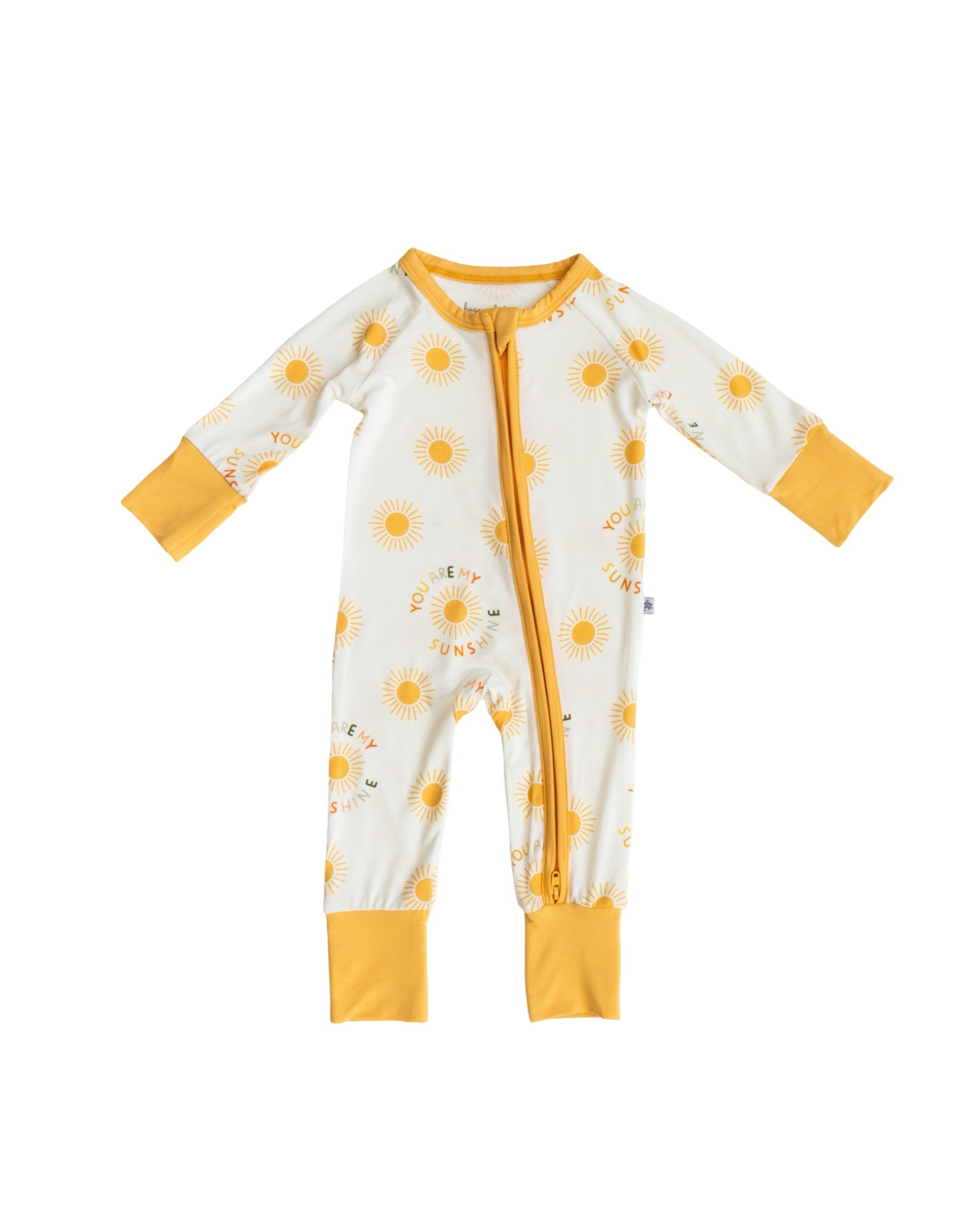 Hugga Babies Bamboo Convertible Romper - You Are My Sunshine