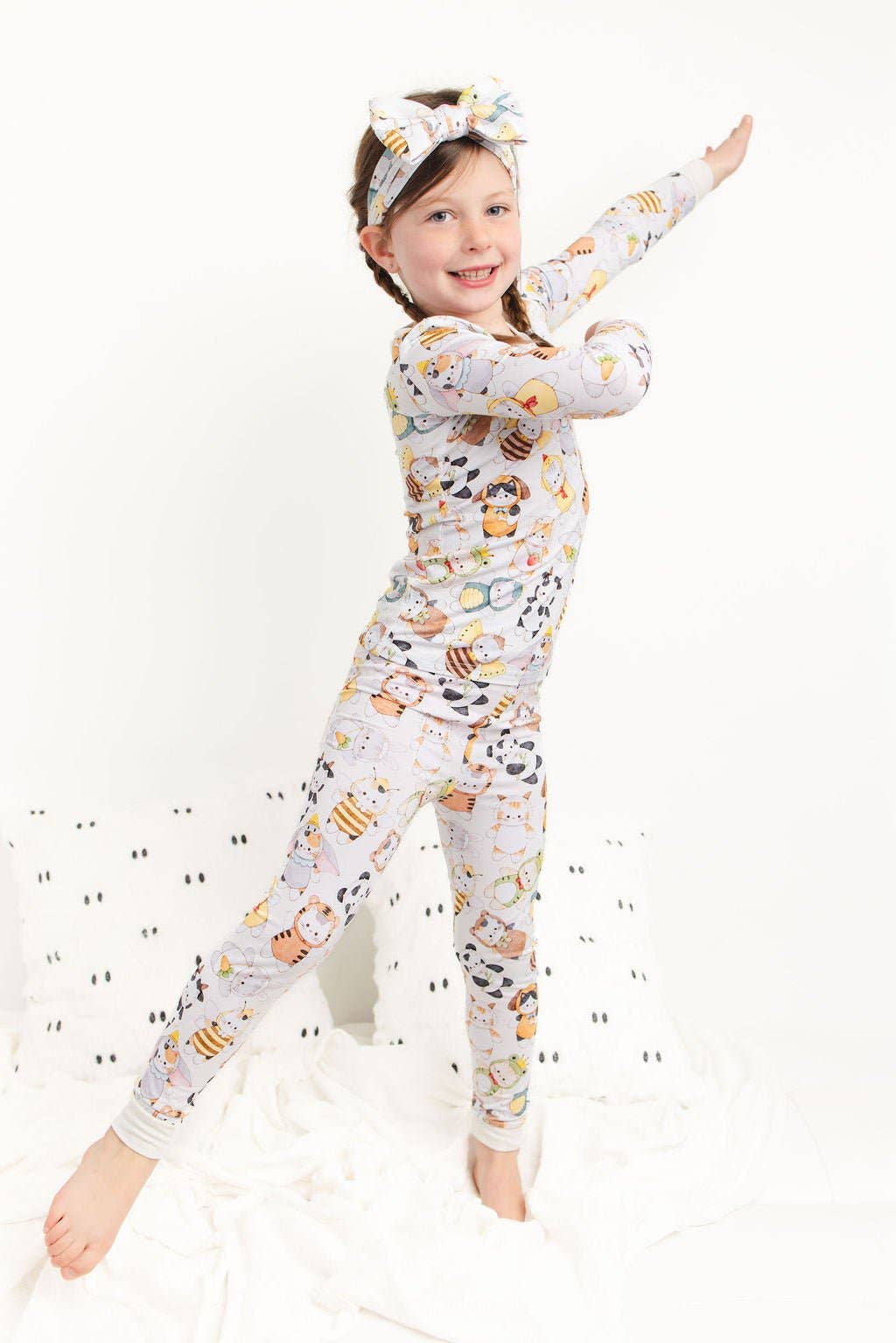 Jammie Session Bamboo PJs - Meowster of Disguise
