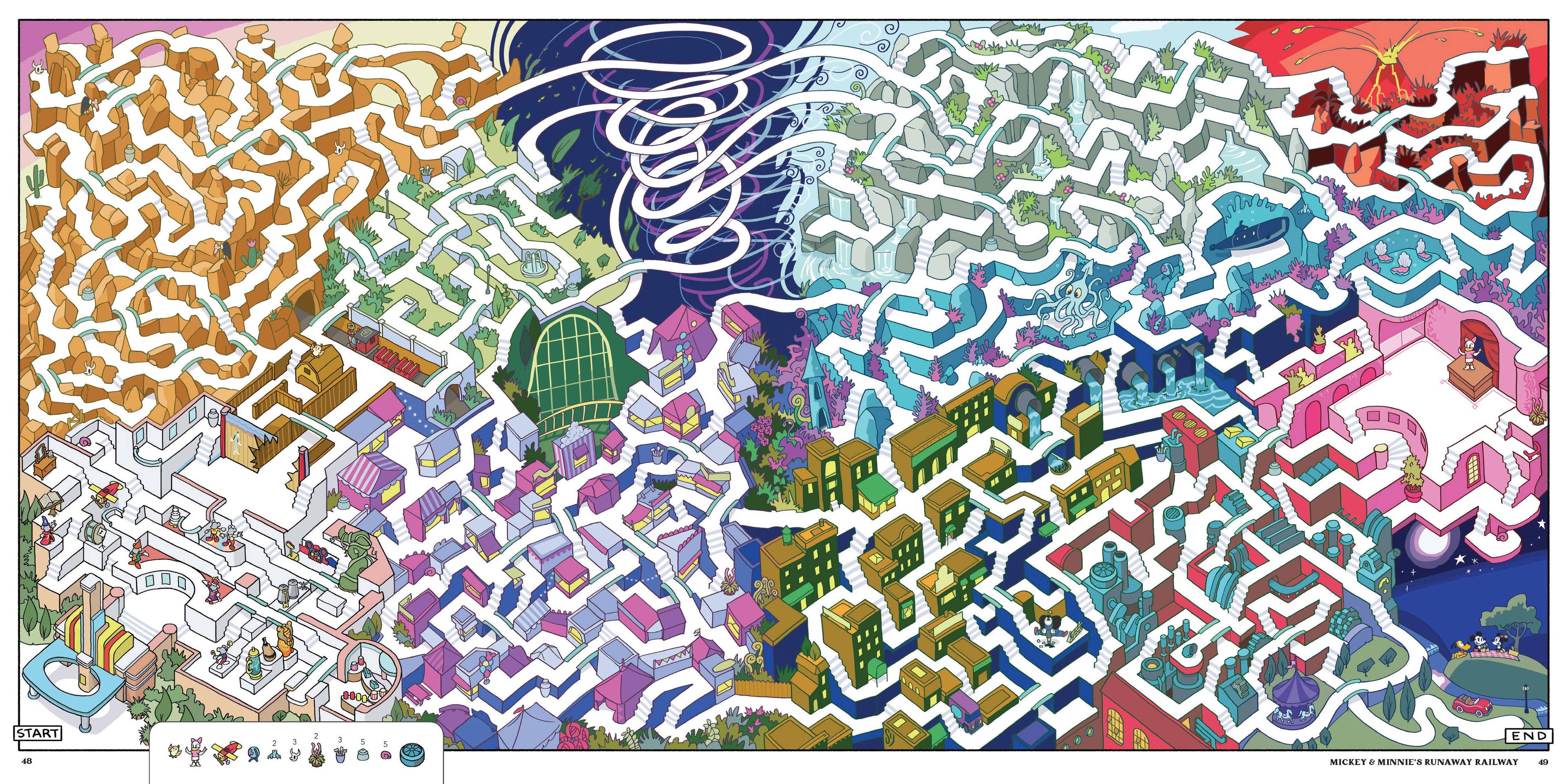 Chronicle Books - Disney Parks Mazes