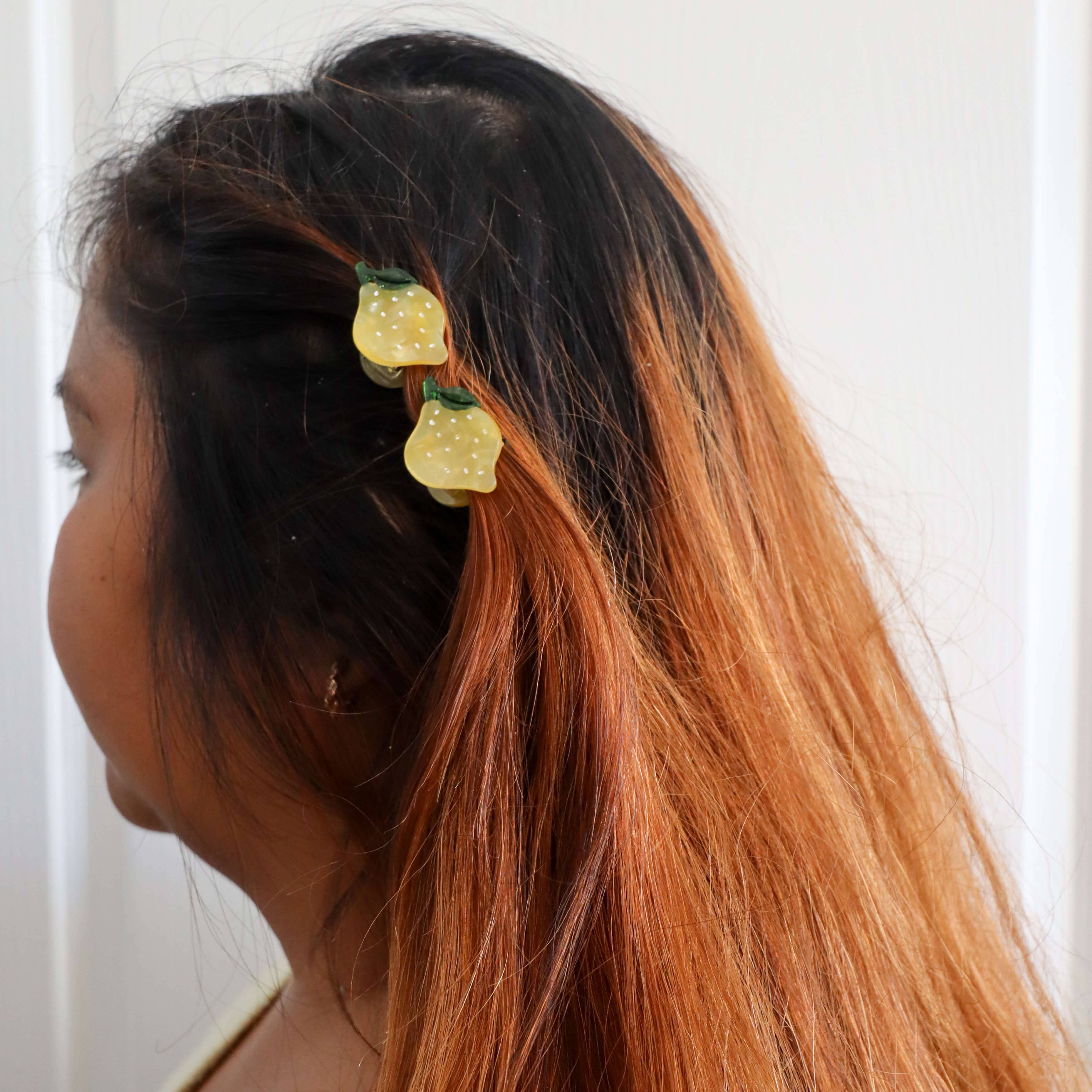 Jenny Lemons Hair Claw Clip Set - Micro Fruit and Flowers