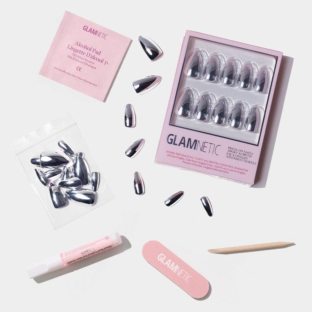 Glamnetic Press On Nails - Platinum