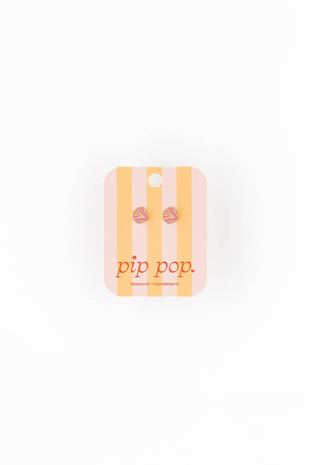 Pip Pop Post - Pink Seashell Stud Earring