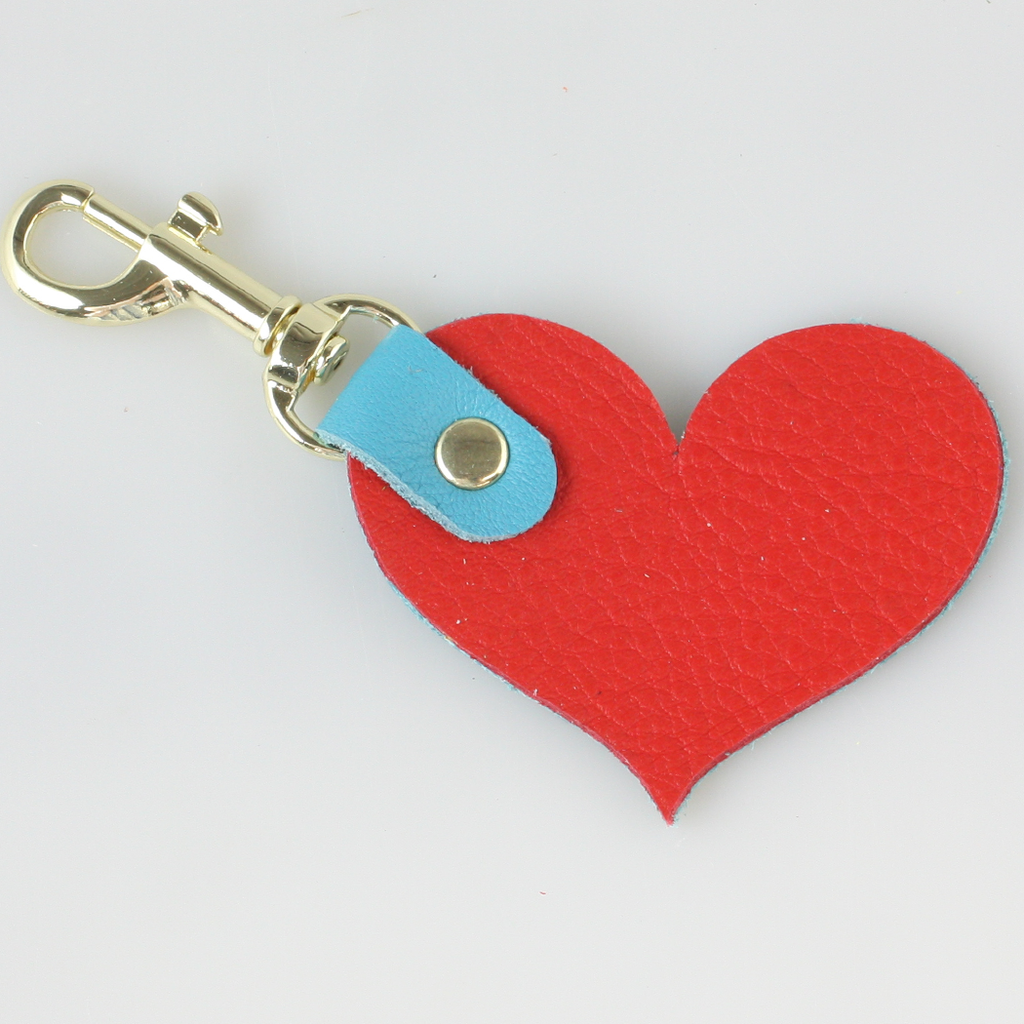 Zina Kao - Two Tone Soft Leather Keychain