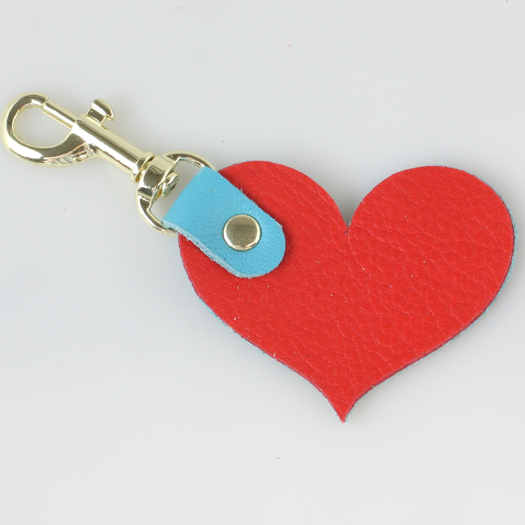 Zina Kao - Two Tone Soft Leather Keychain