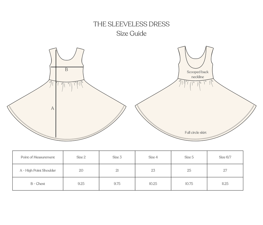 Good Apples Kids Sleeveless Twirl Dress - Retro Twirl