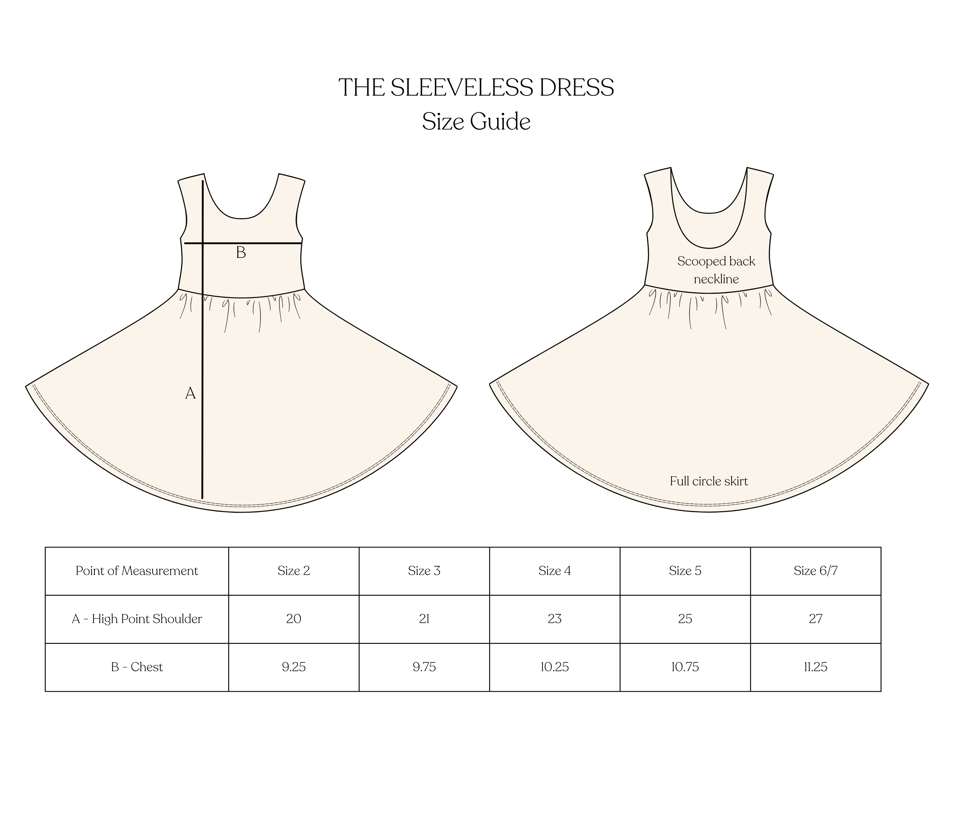 Good Apples Kids Sleeveless Twirl Dress - Retro Twirl