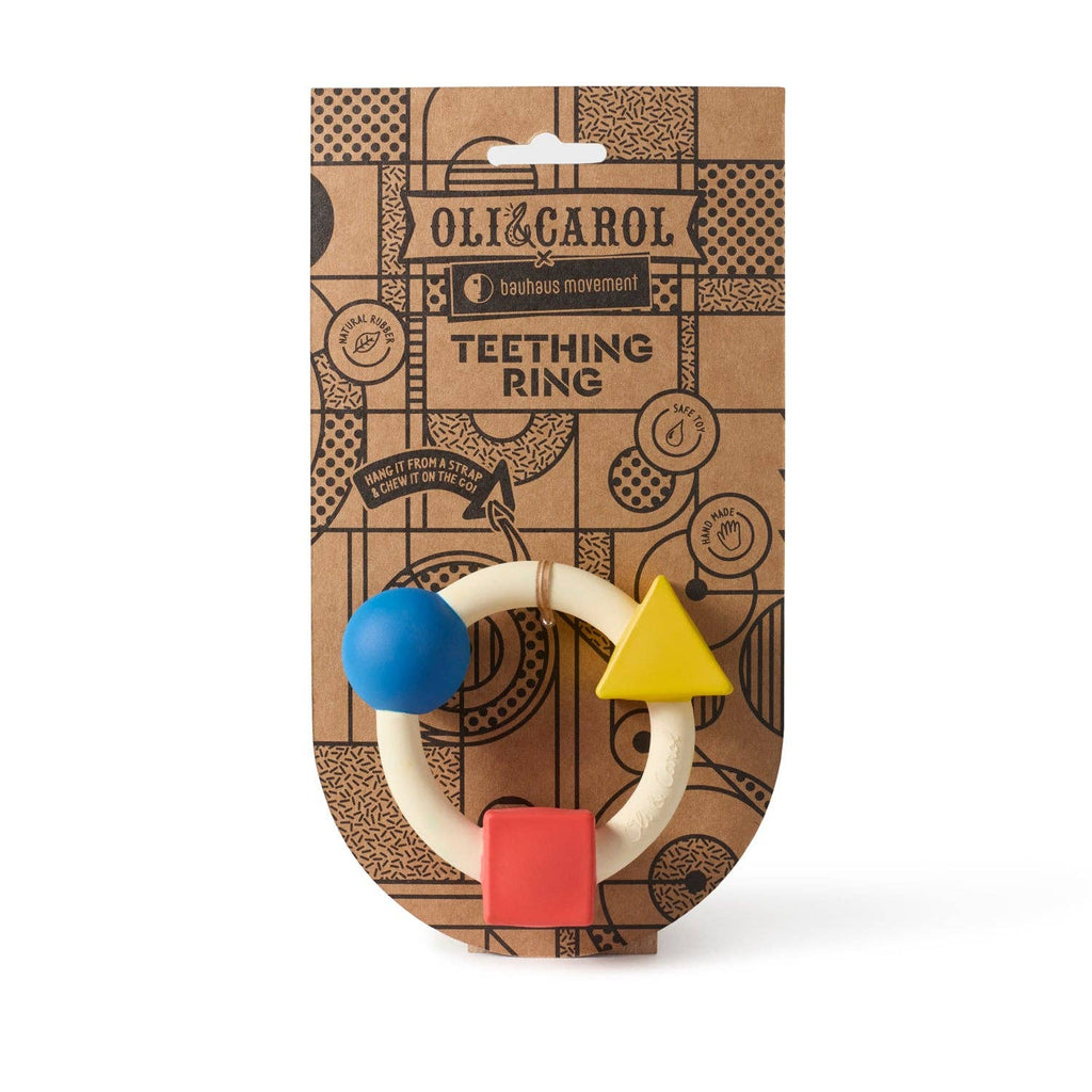 Oli & Carol - Bauhaus Movement Teething Ring Basic