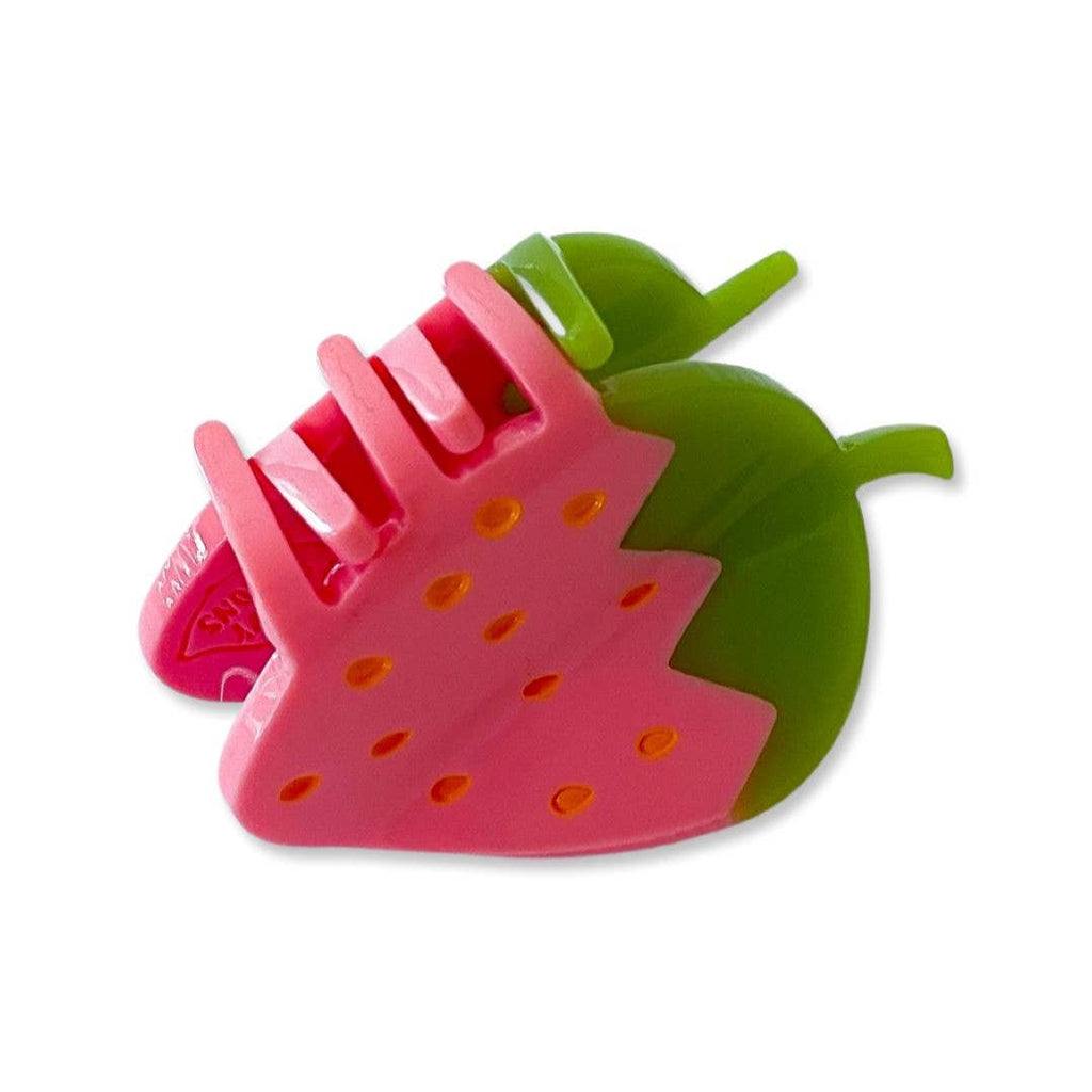 Jenny Lemons Hair Claw Clip - Mini Pink Strawberry