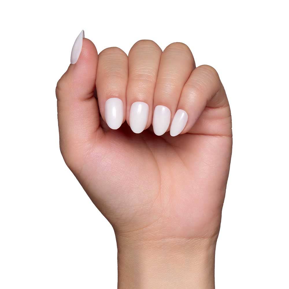 Glamnetic Press On Nails - White Swan