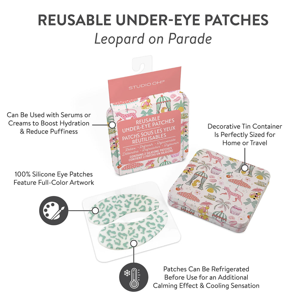 Studio Oh! - Leopard on Parade Reusable Under-Eye Patches