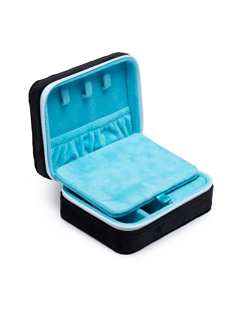 Living Royal Velvet Jewelry Zip Case - Composition Book