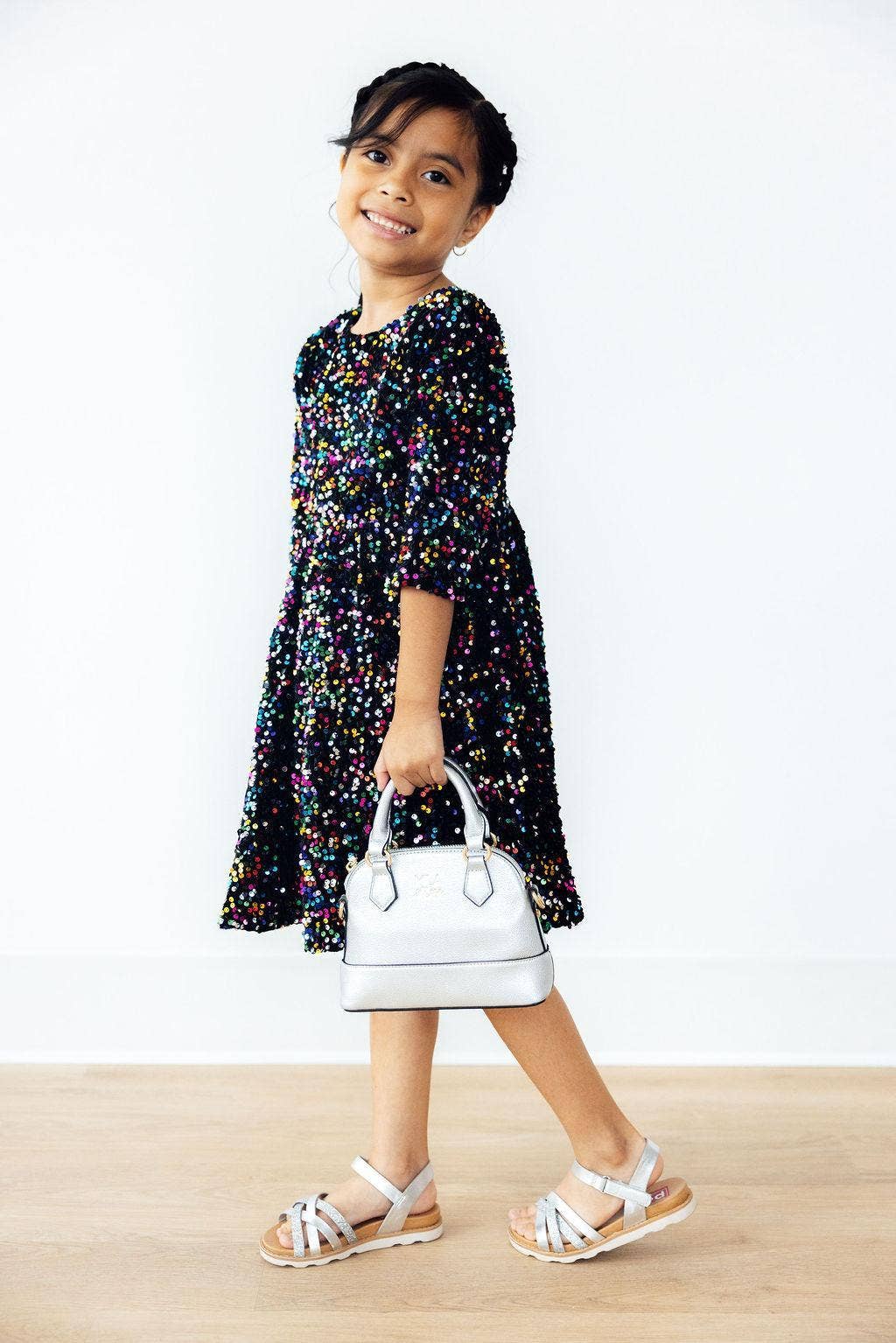 Mila & Rose - Confetti Velvet Sequin Dress