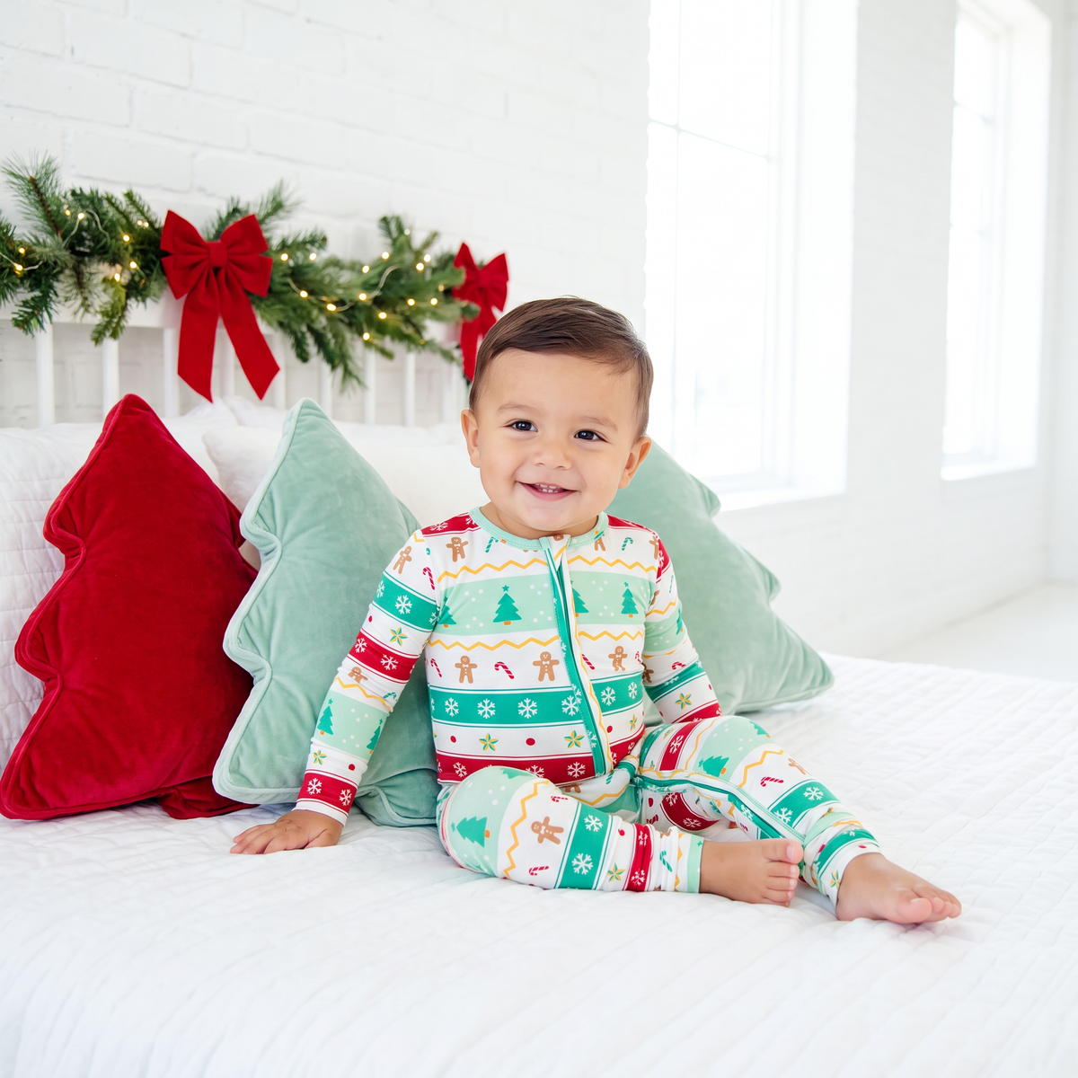 Dreamiere Convertible Footie - Isle Be Home For The Holidays