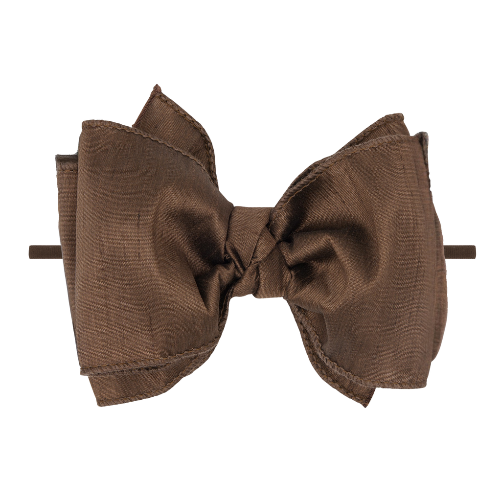 Baby Bling Bows - Faux Silk Big Classic Bow