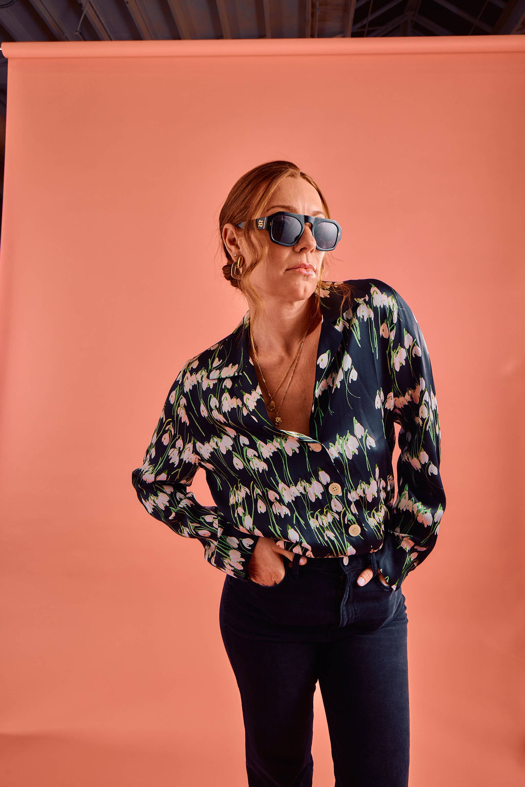 SARDINE - Louie - Nouveau Noir Aviator Sunglasses