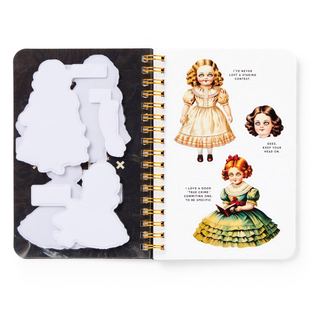 Chronicle Books - Brass Monkey Haunted Dolls Sticker Book