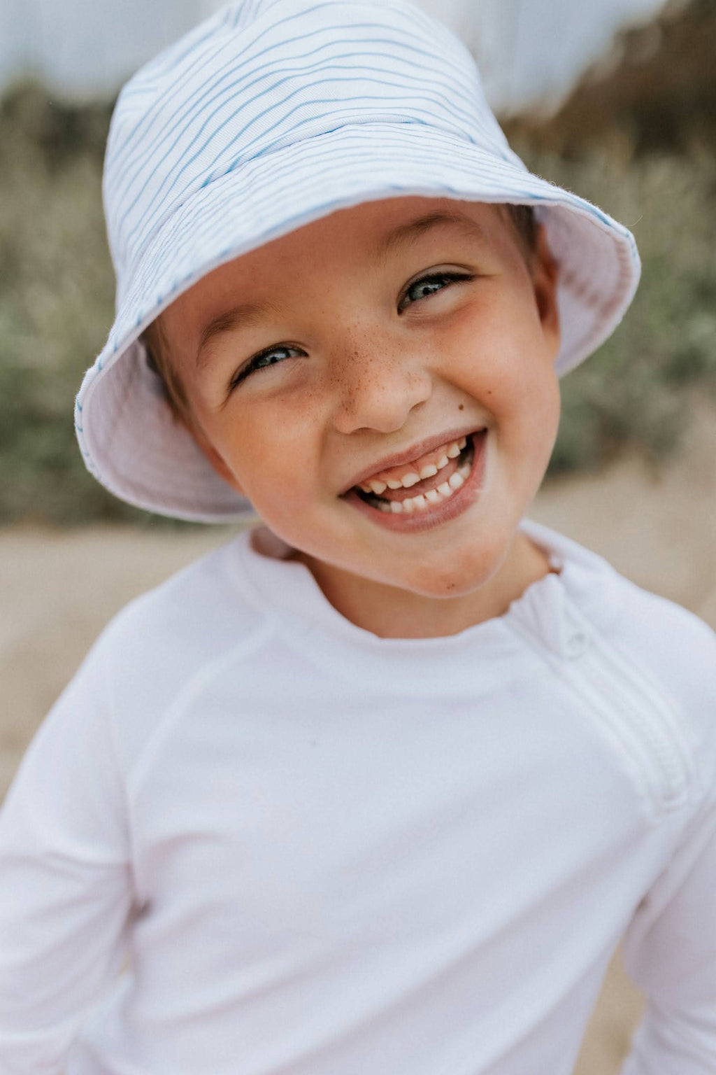 Sunguard - Kai Kids Bucket Hat - White Wave