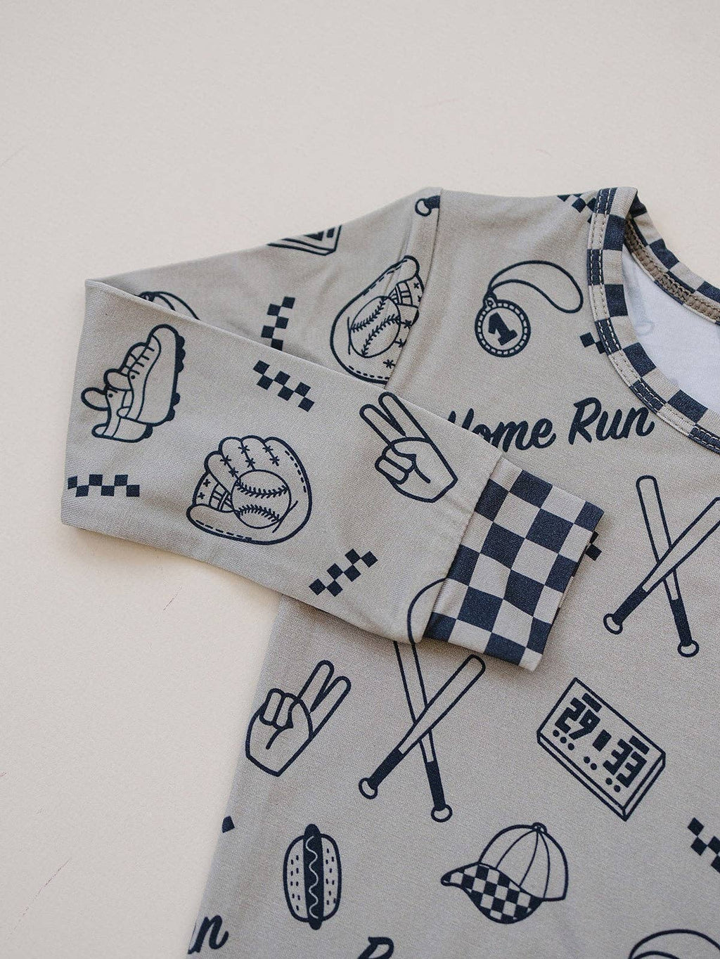 Lucky Panda Kids Bamboo PJs - Home Run