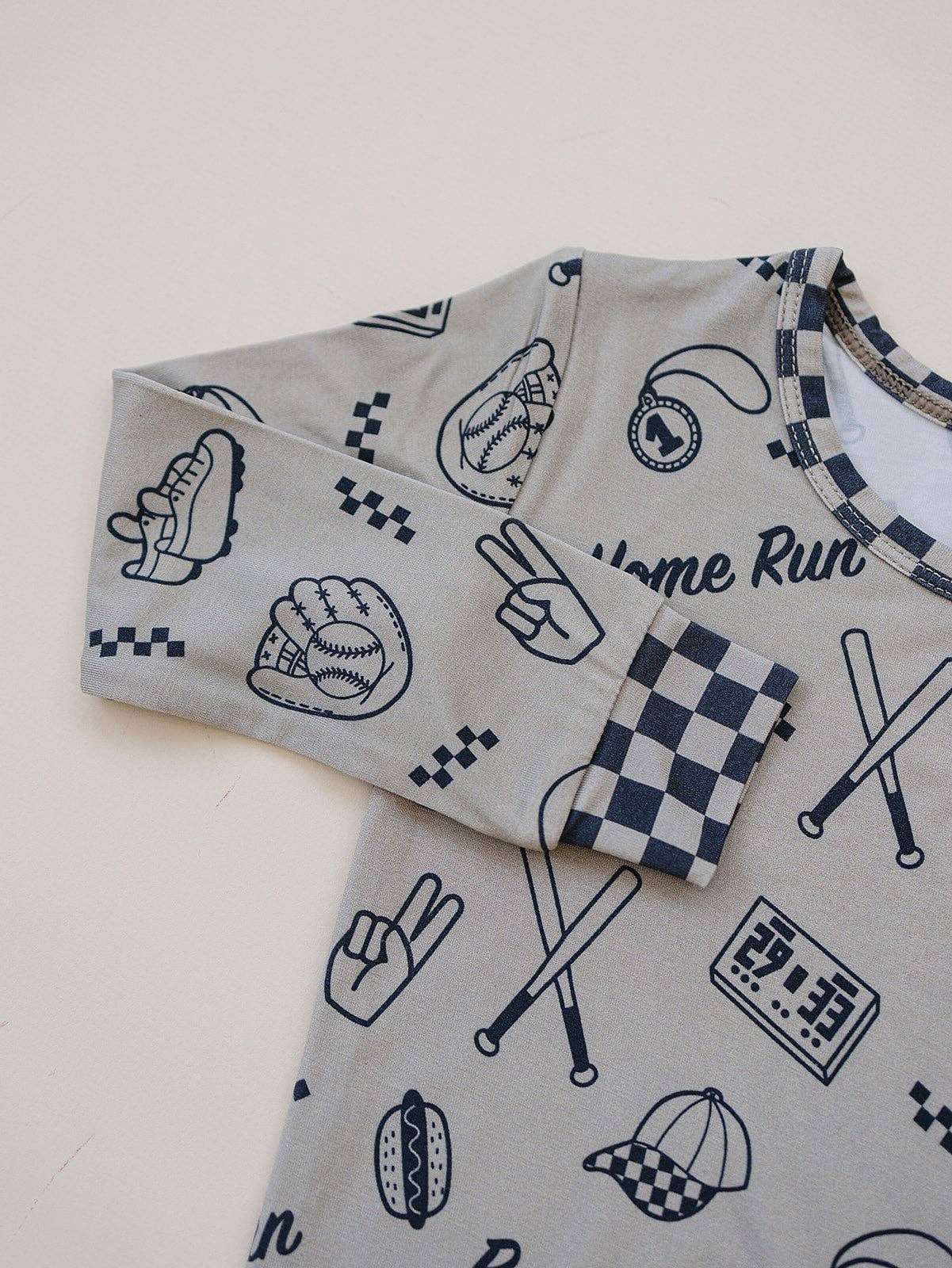 Lucky Panda Kids Bamboo PJs - Home Run