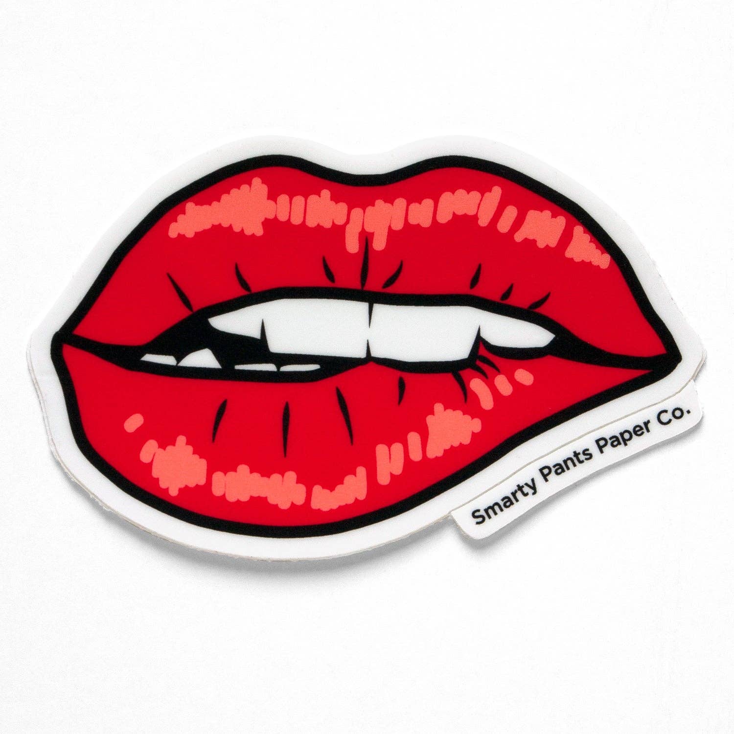 Smarty Pants Paper - Red Lips Sticker