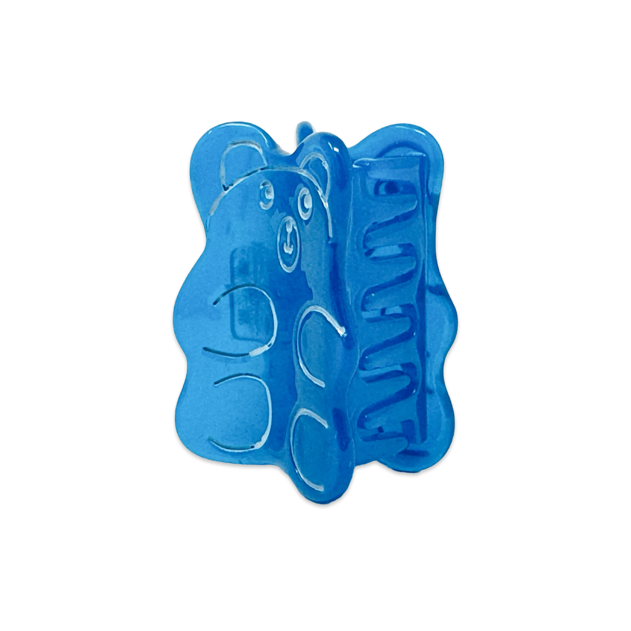 Jenny Lemons Hair Claw Clip - Mini Blue Gummy Bear