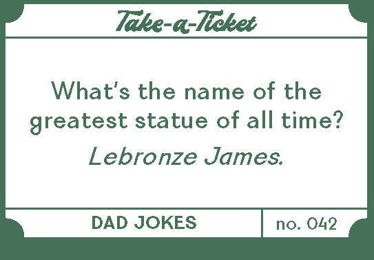 Chronicle Books - Take-a-Ticket: Dad Jokes