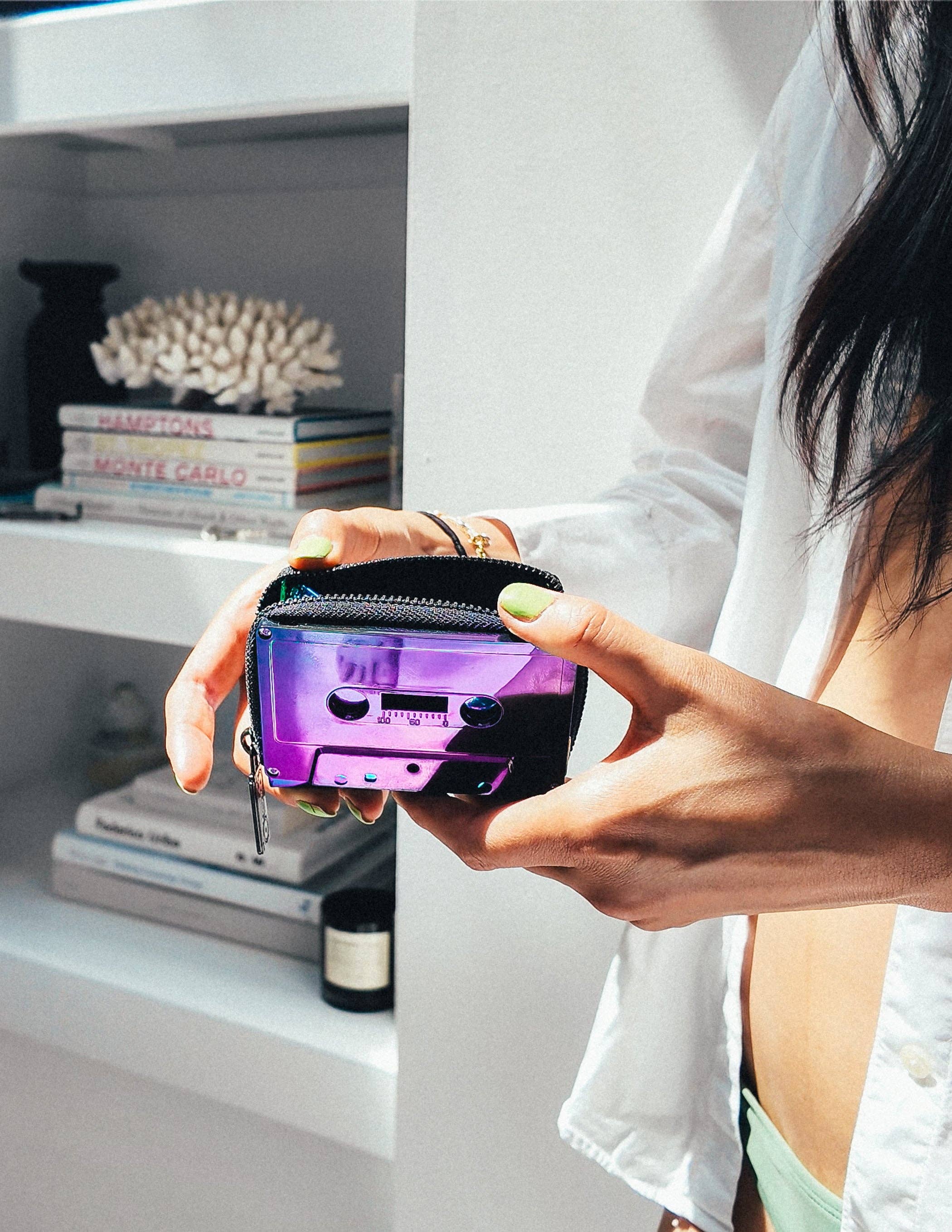 Fydelity - Retro Cassette Wallet (Purple)