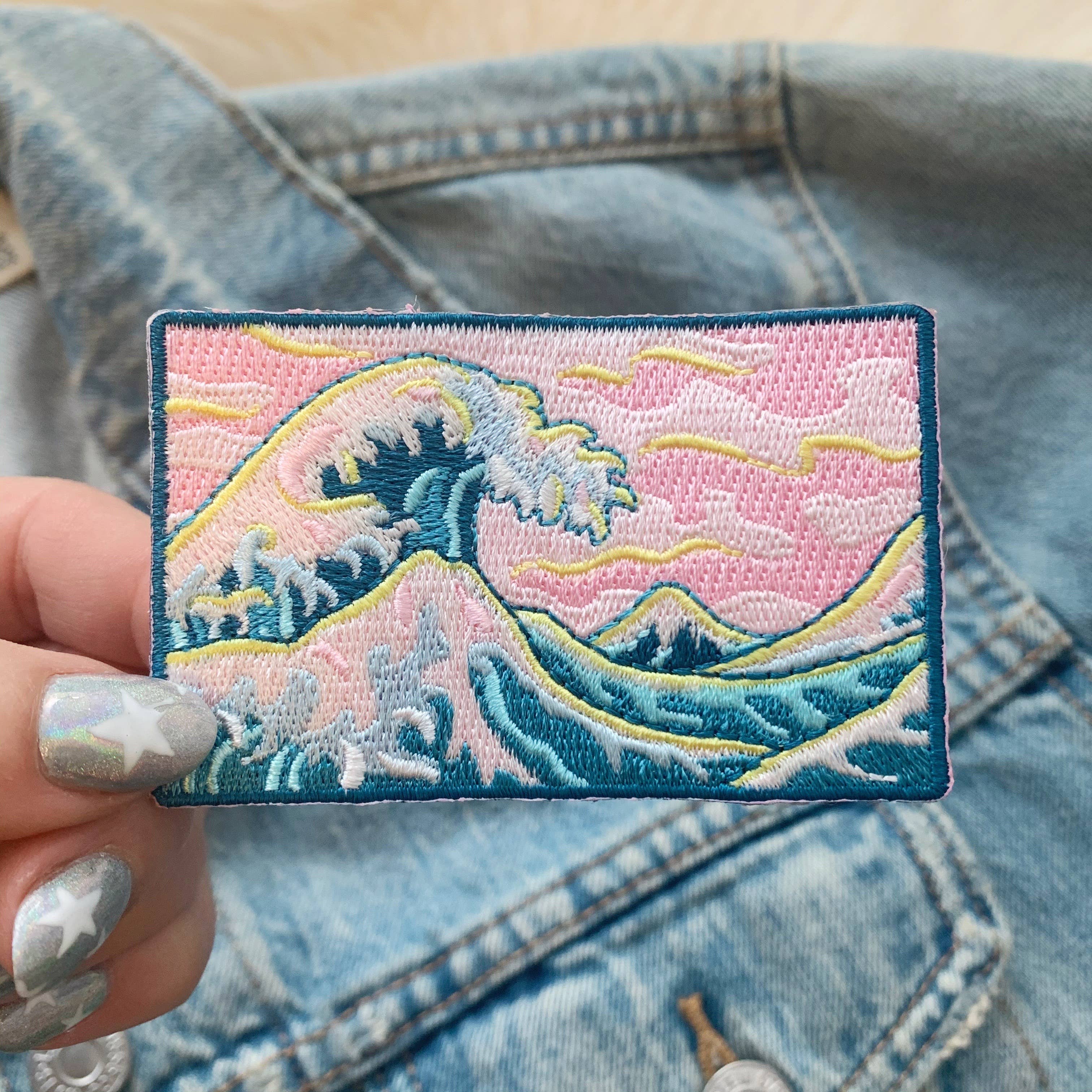 Wildflower + Co. Patch - Great Wave & Pink Skies