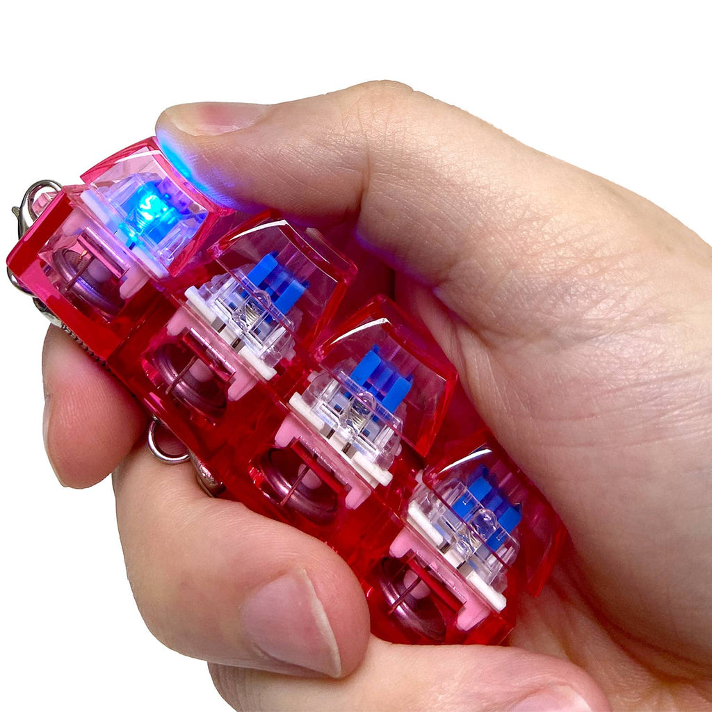 Streamline - Keyboard Fidget LED Keyring - Pink