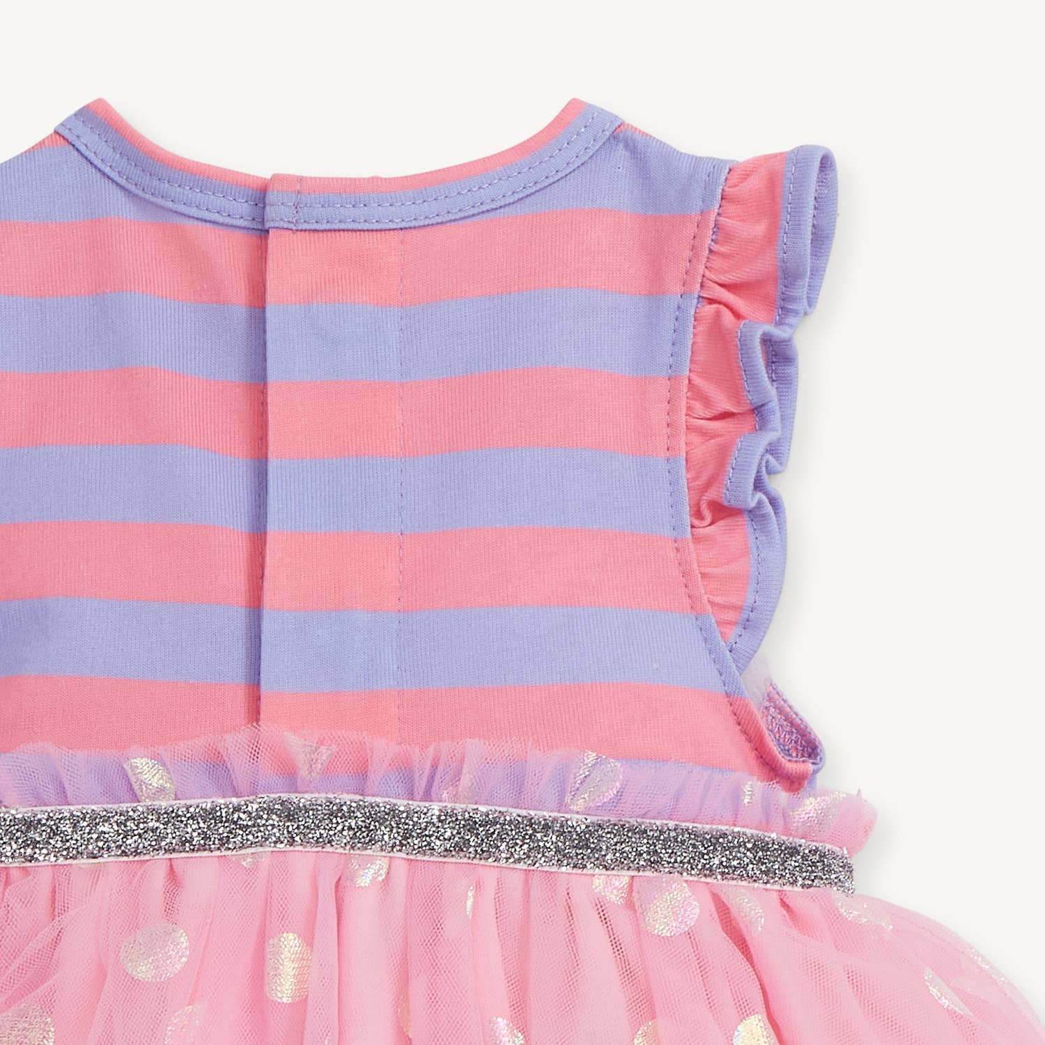 Magnetic Me Tutu Bodysuit Dress - Pink Shells