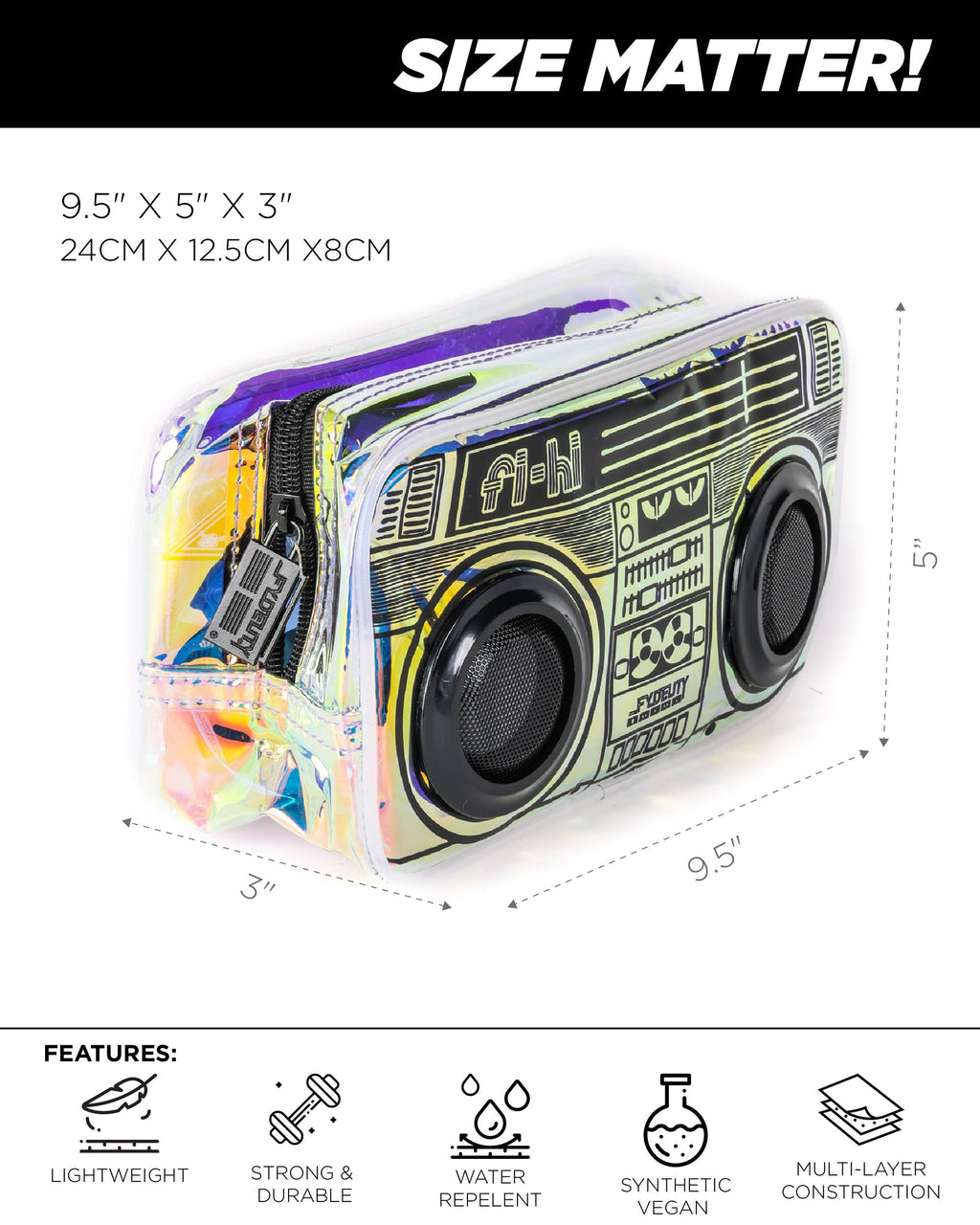Fydelity - Bluetooth Speaker Bag (Holo)