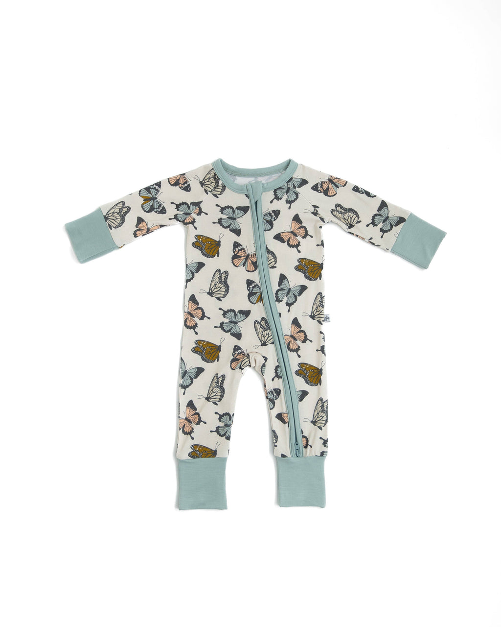 Hugga Babies Bamboo Convertible Romper - Social Butterfly