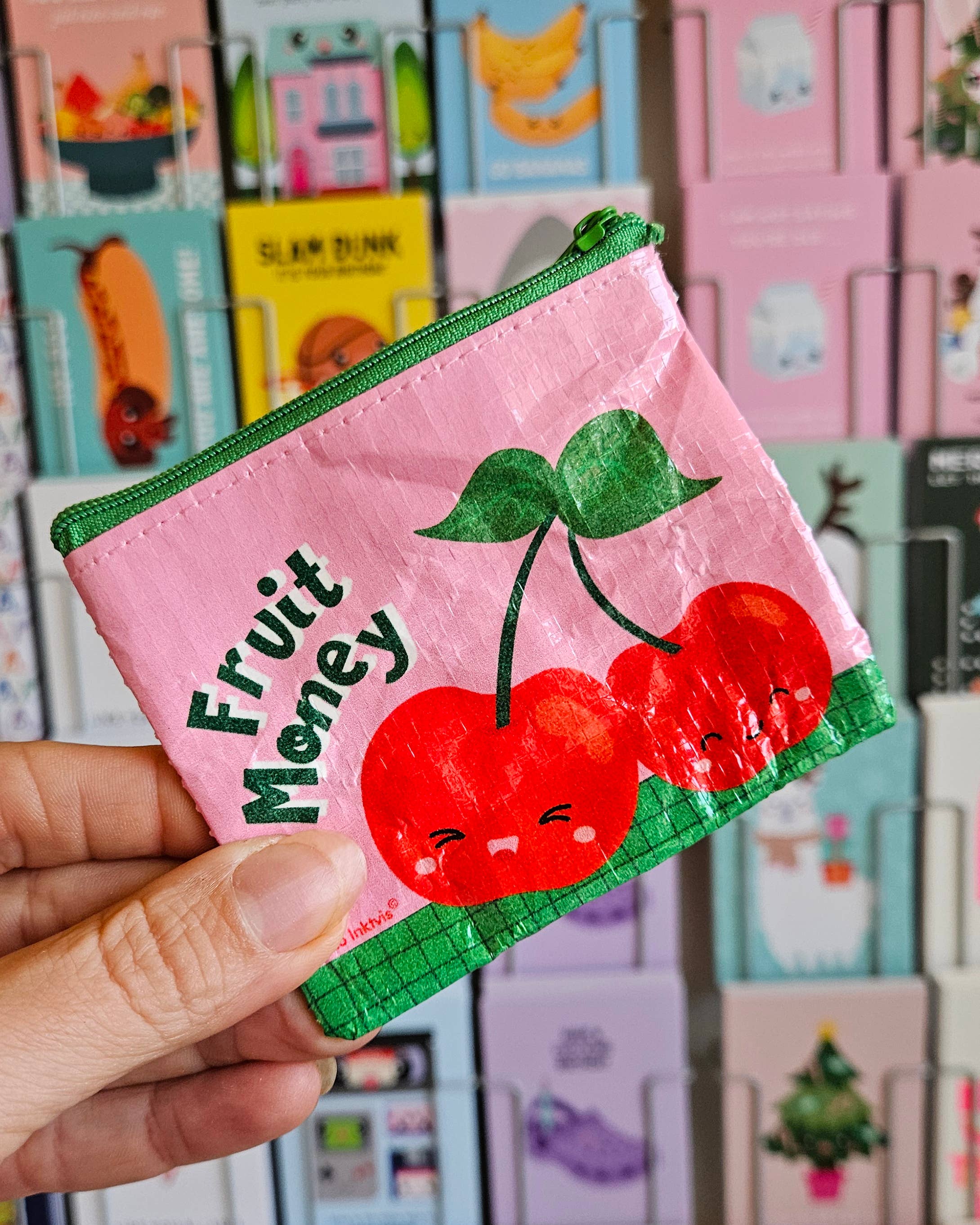 Studio Inktvis - Mini Wallet (Cherries)